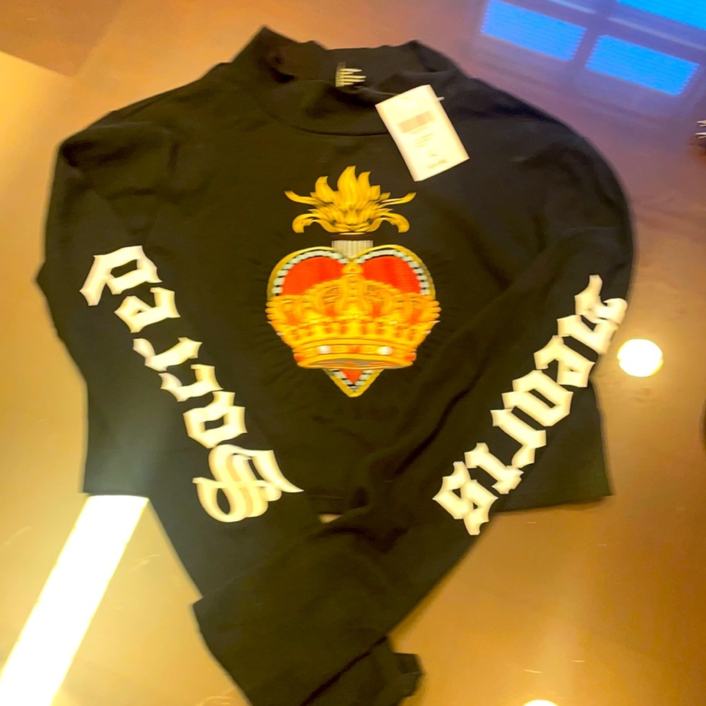 Forever 21 black Large crop top
